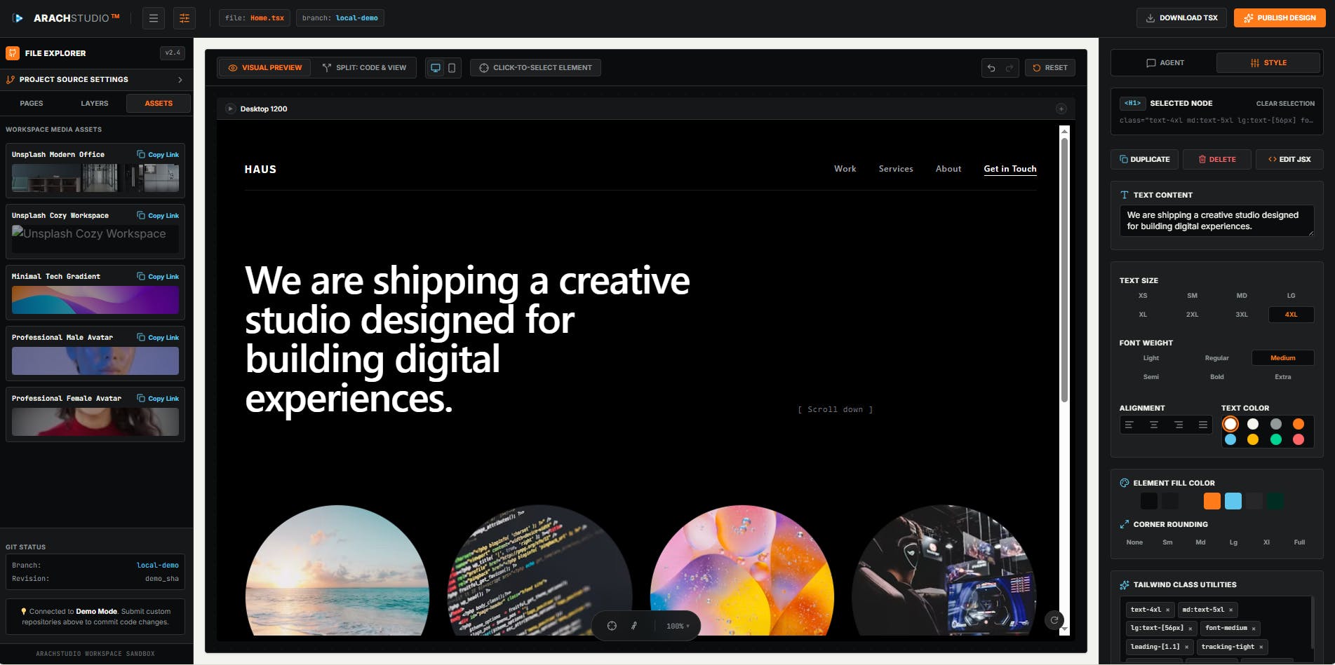 ArachStudio：在浏览器中实时编辑你的 GitHub 组件