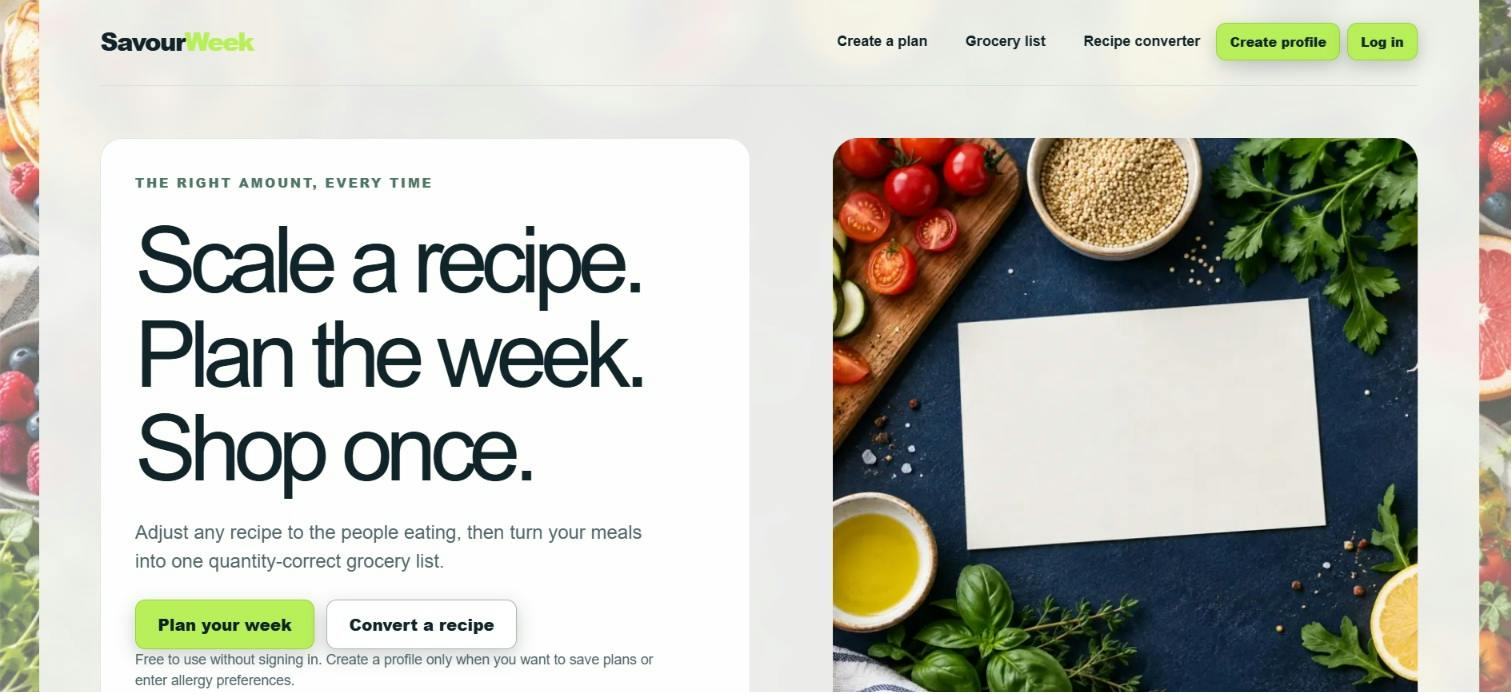 SavourWeek