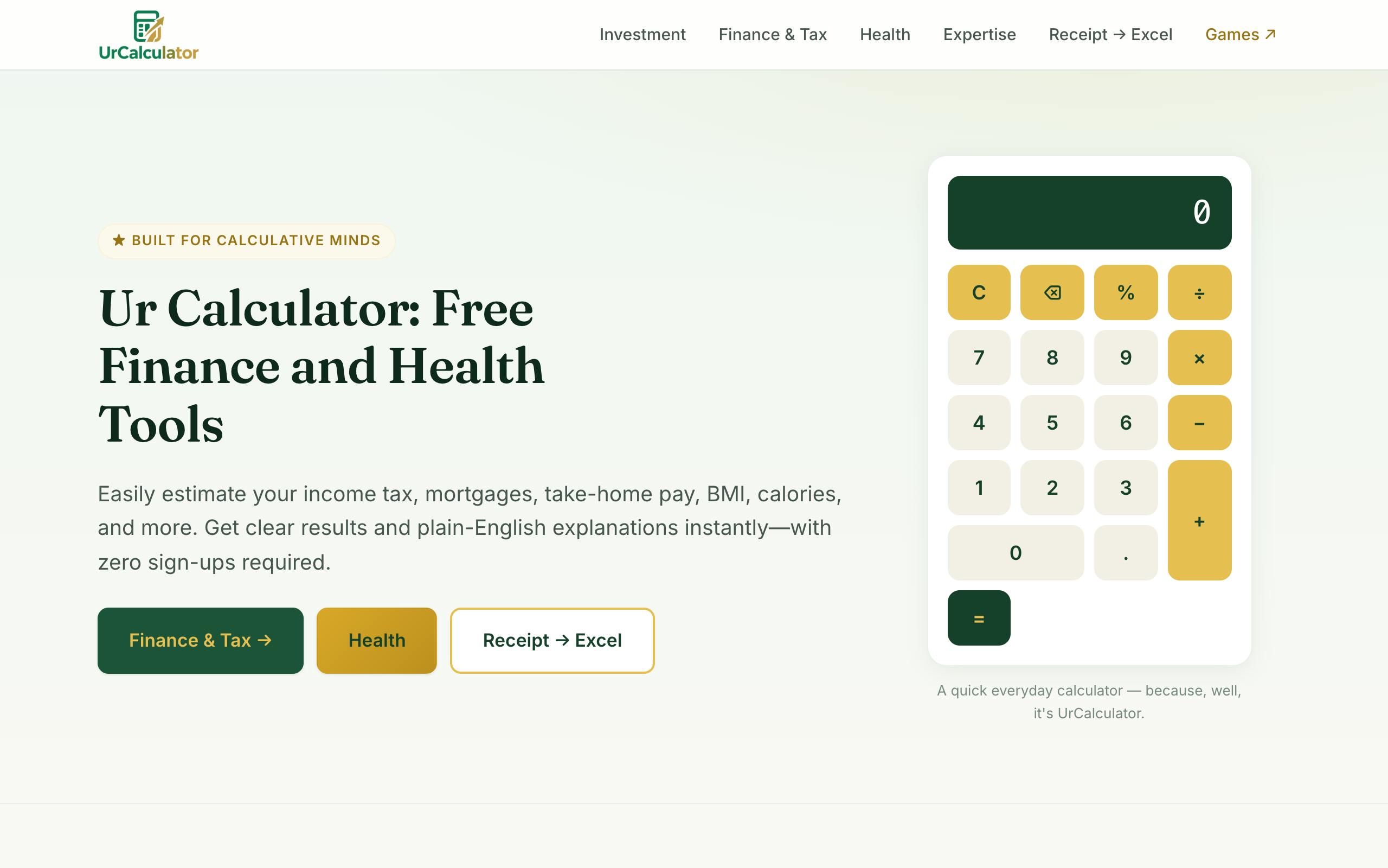 UrCalculator