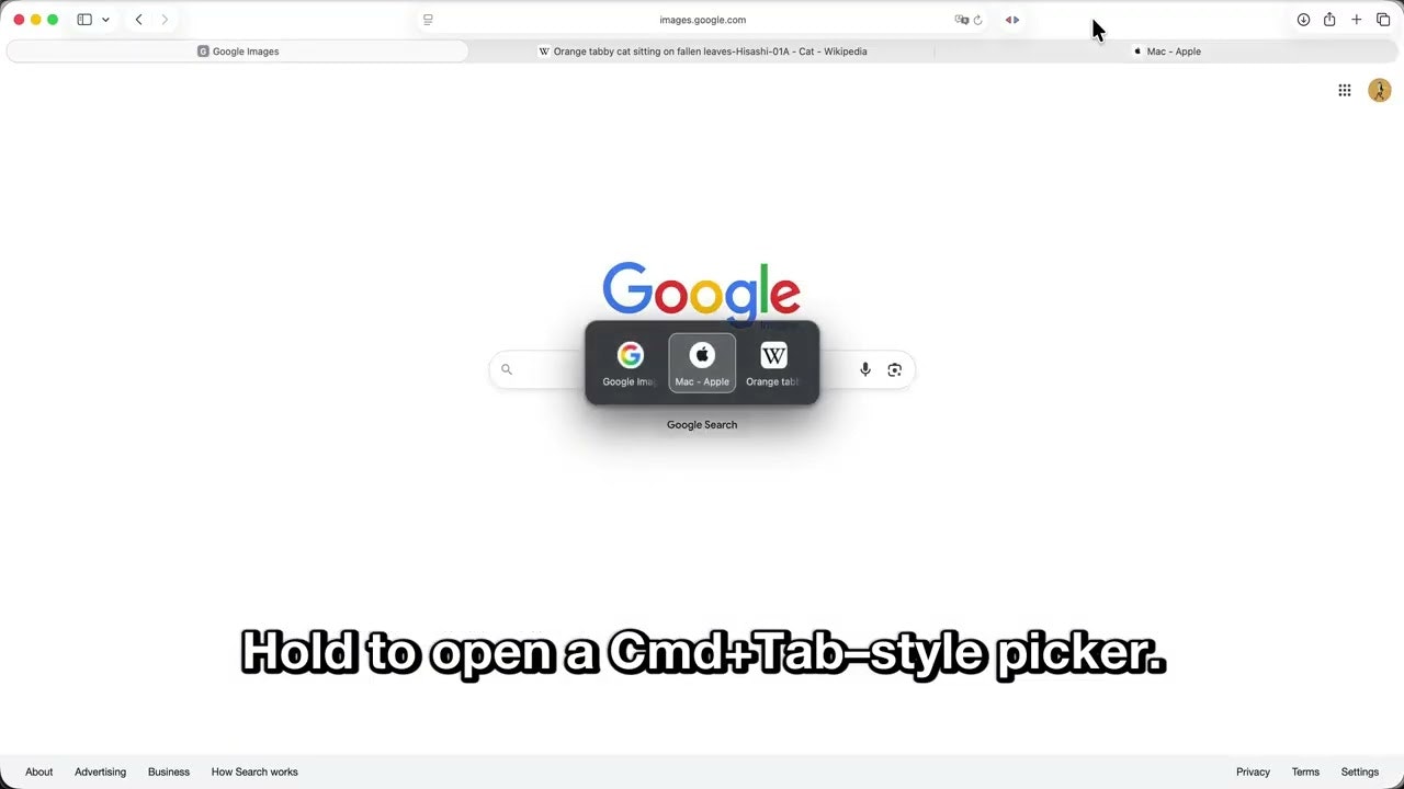 ReTab – Cmd+Tab tab switch for Safari
