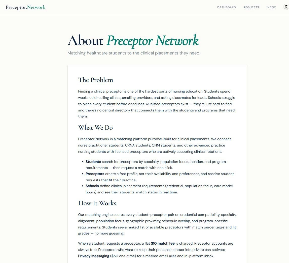 Preceptor.Network