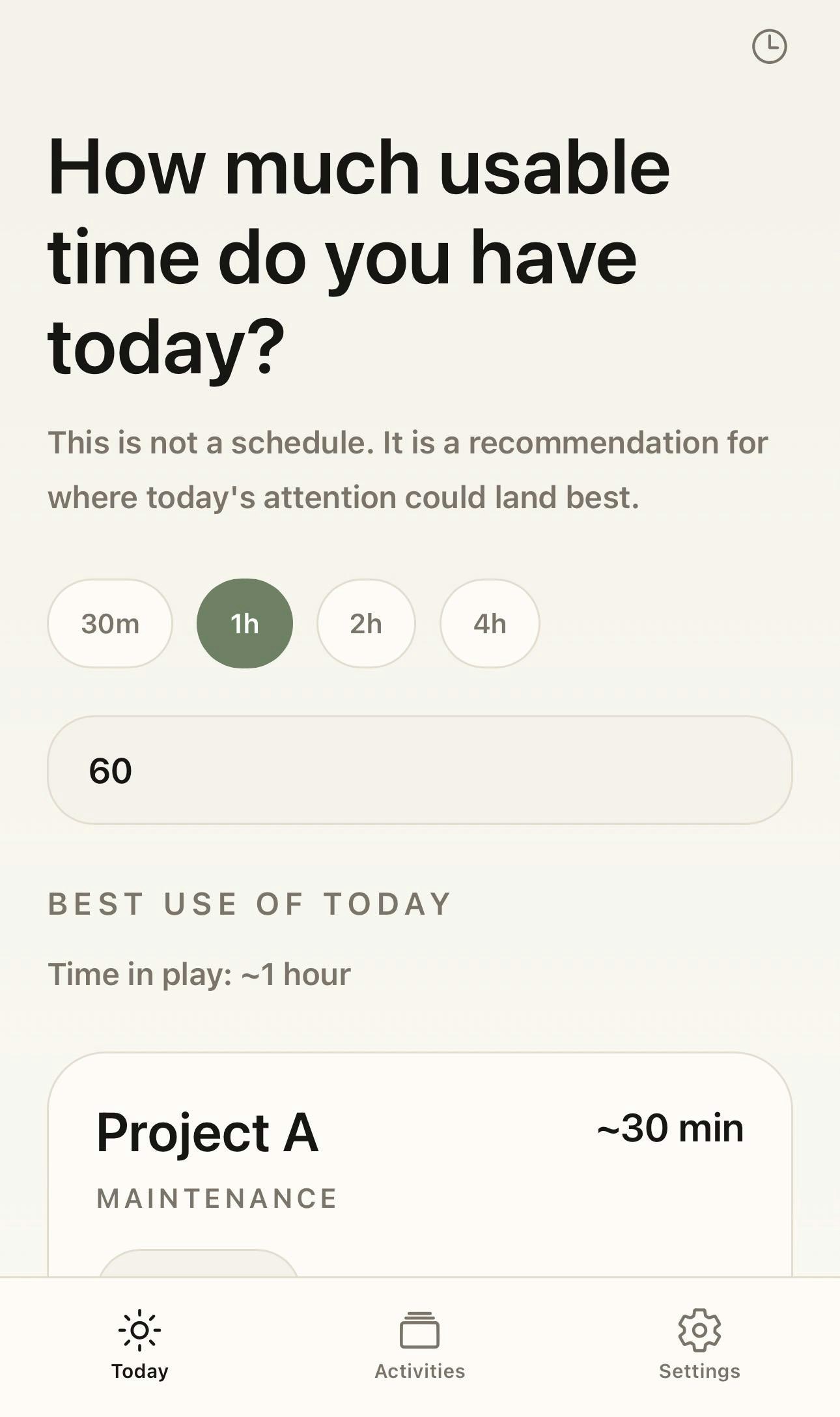 Allocate your time efficiently