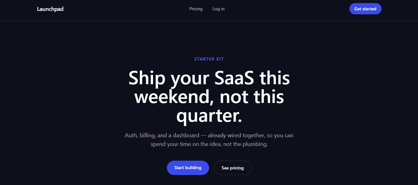SaaS Starter Kits