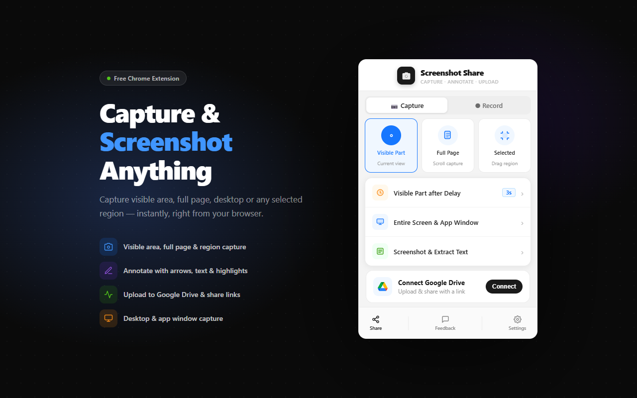 Screenshot Capture & Share