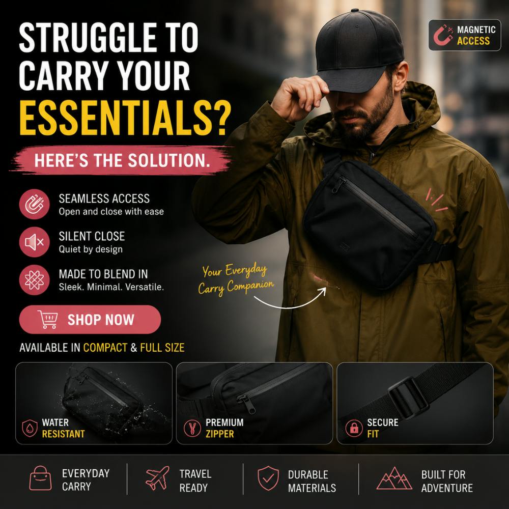 Carry Essentials With Ease Daily.