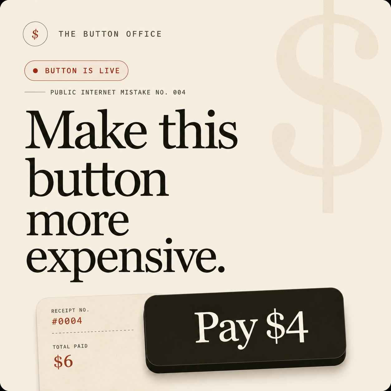 Make This Button More Expensive
