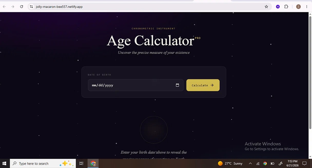 Age Calculator Pro