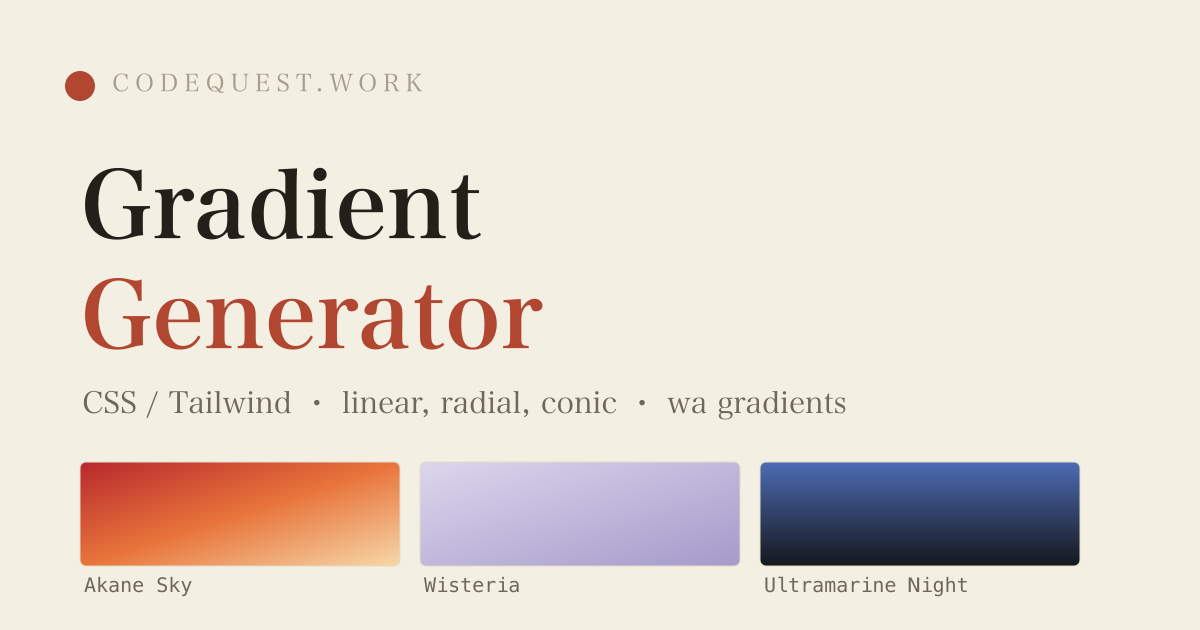 Japanese Gradient Generator