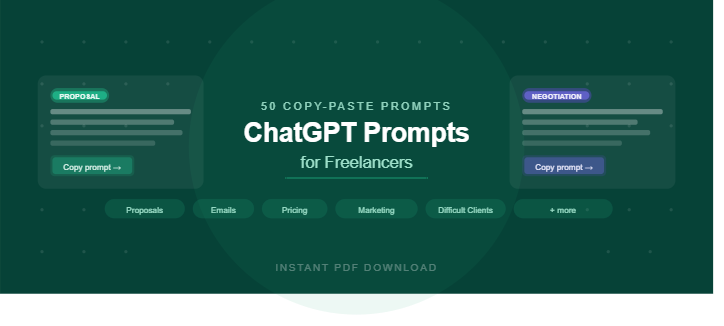 50 ChatGPT Prompts for Freelancers