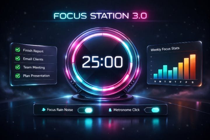 Online Timer, Stopwatch & Pomodoro Focus
