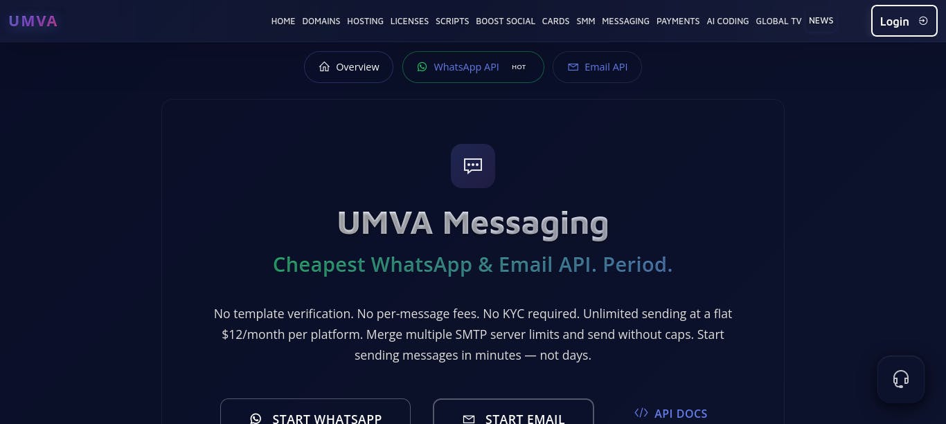 UMVA Messaging