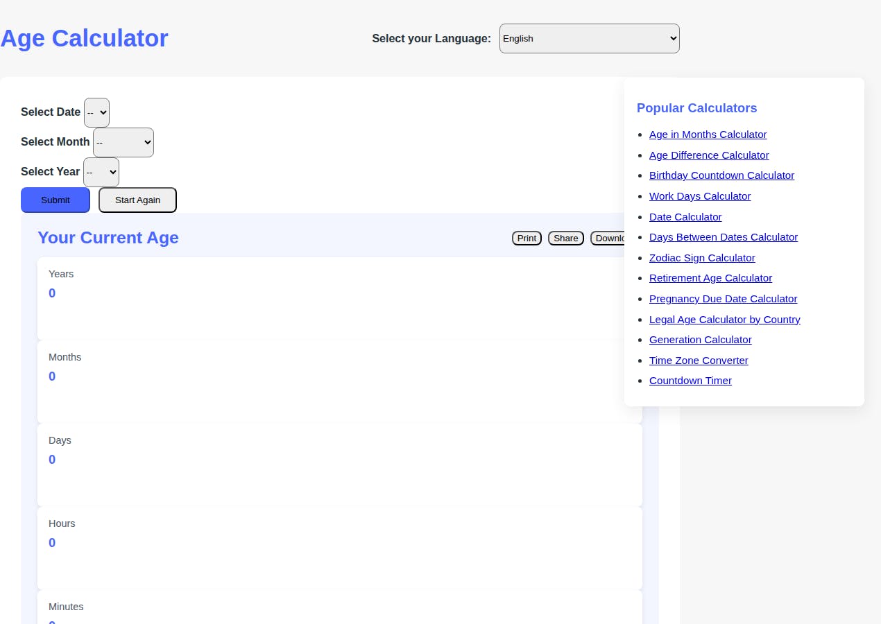AgeCalculator.live