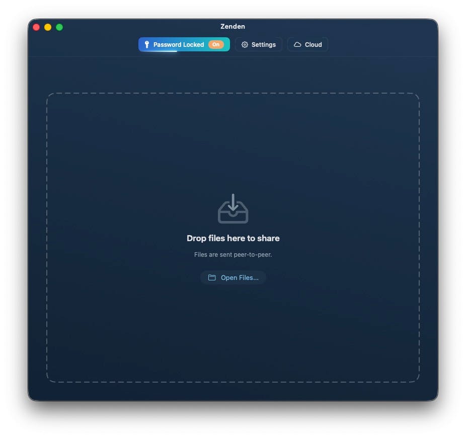 Zenden - Private file transfers