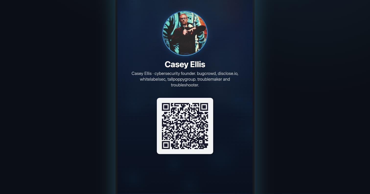 LinkedIn QR Wallpaper