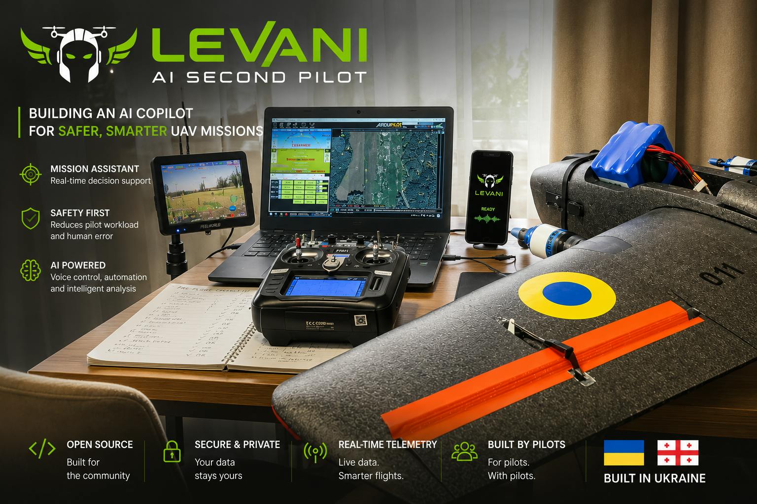 LEVANI — AI Second Pilot for UAVs