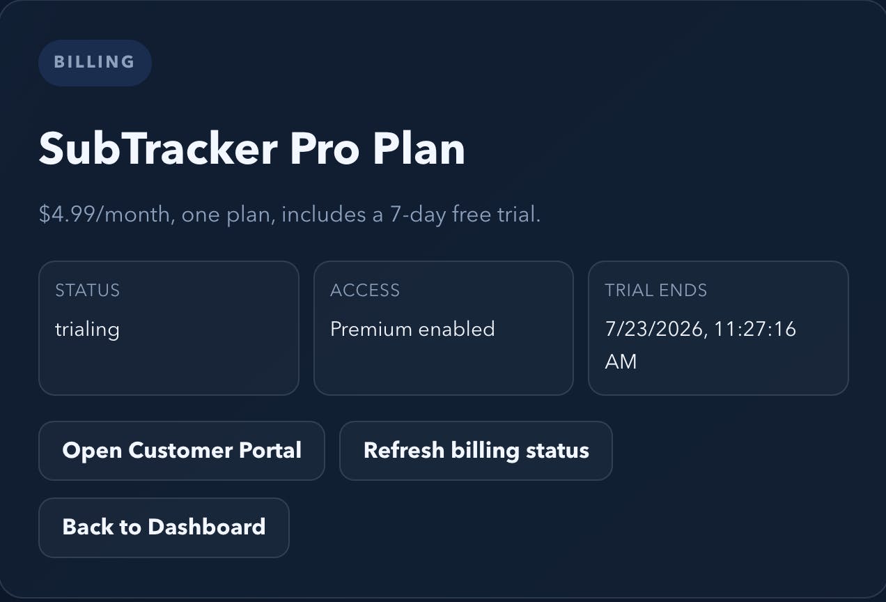 SubTracker Pro