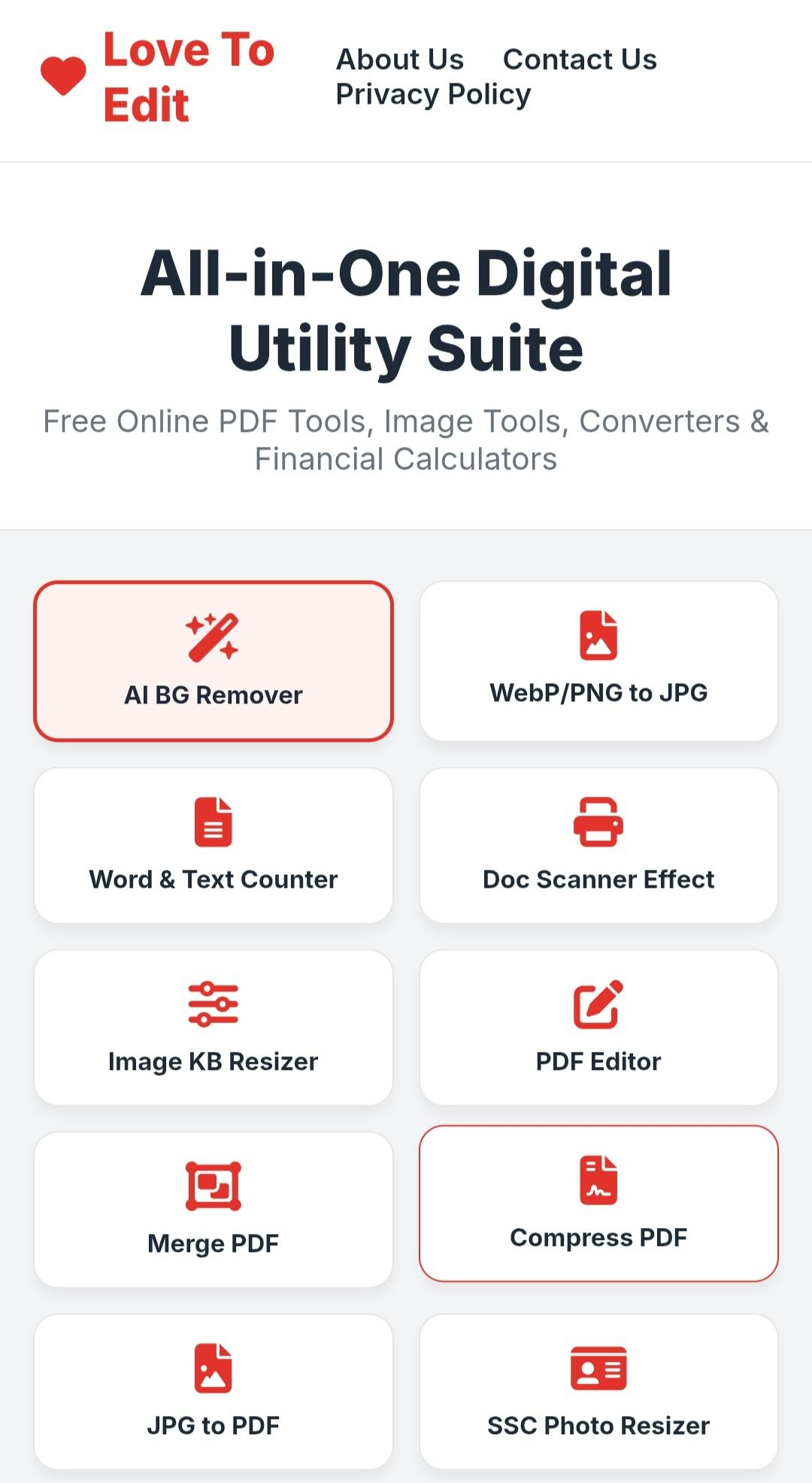 Image Resizing tools