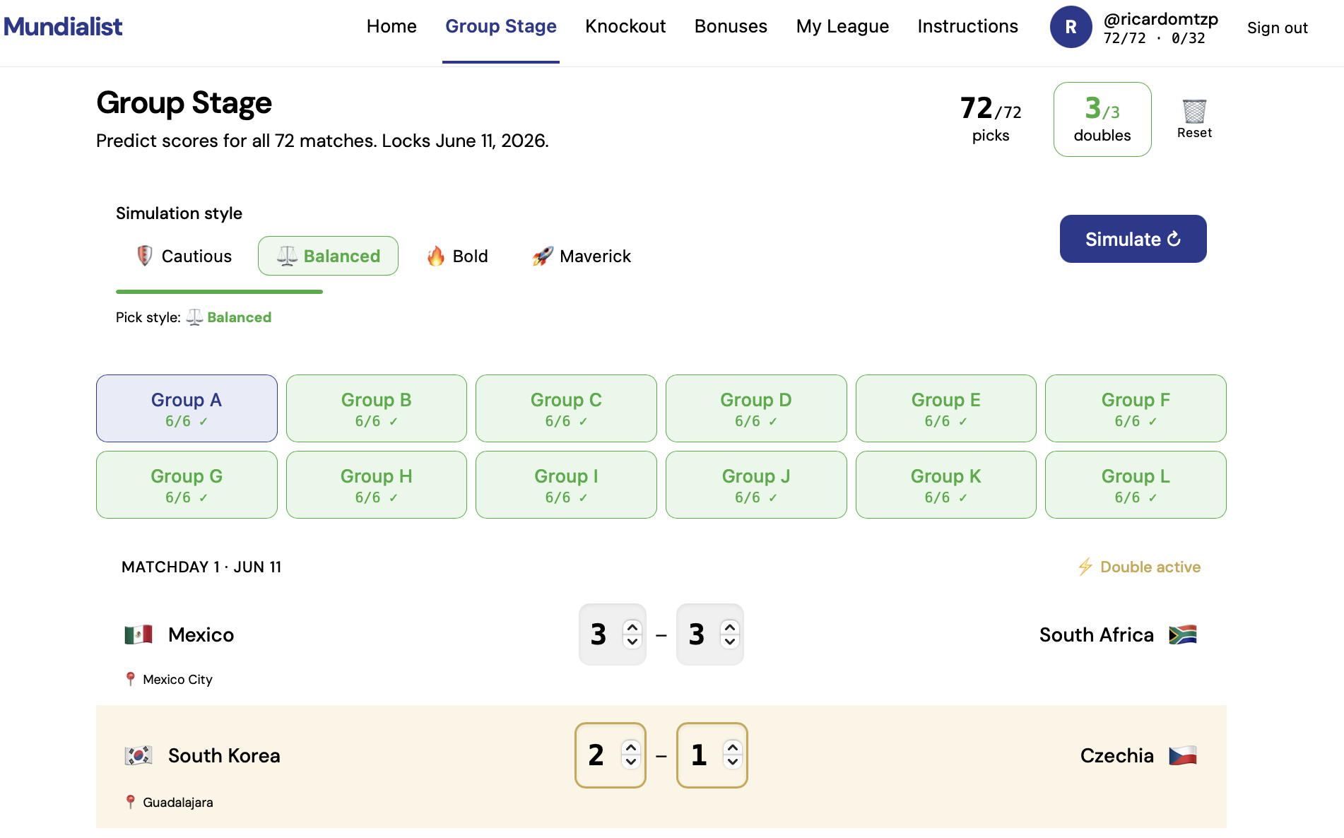 Mundialist - FIFA World Cup Predictor
