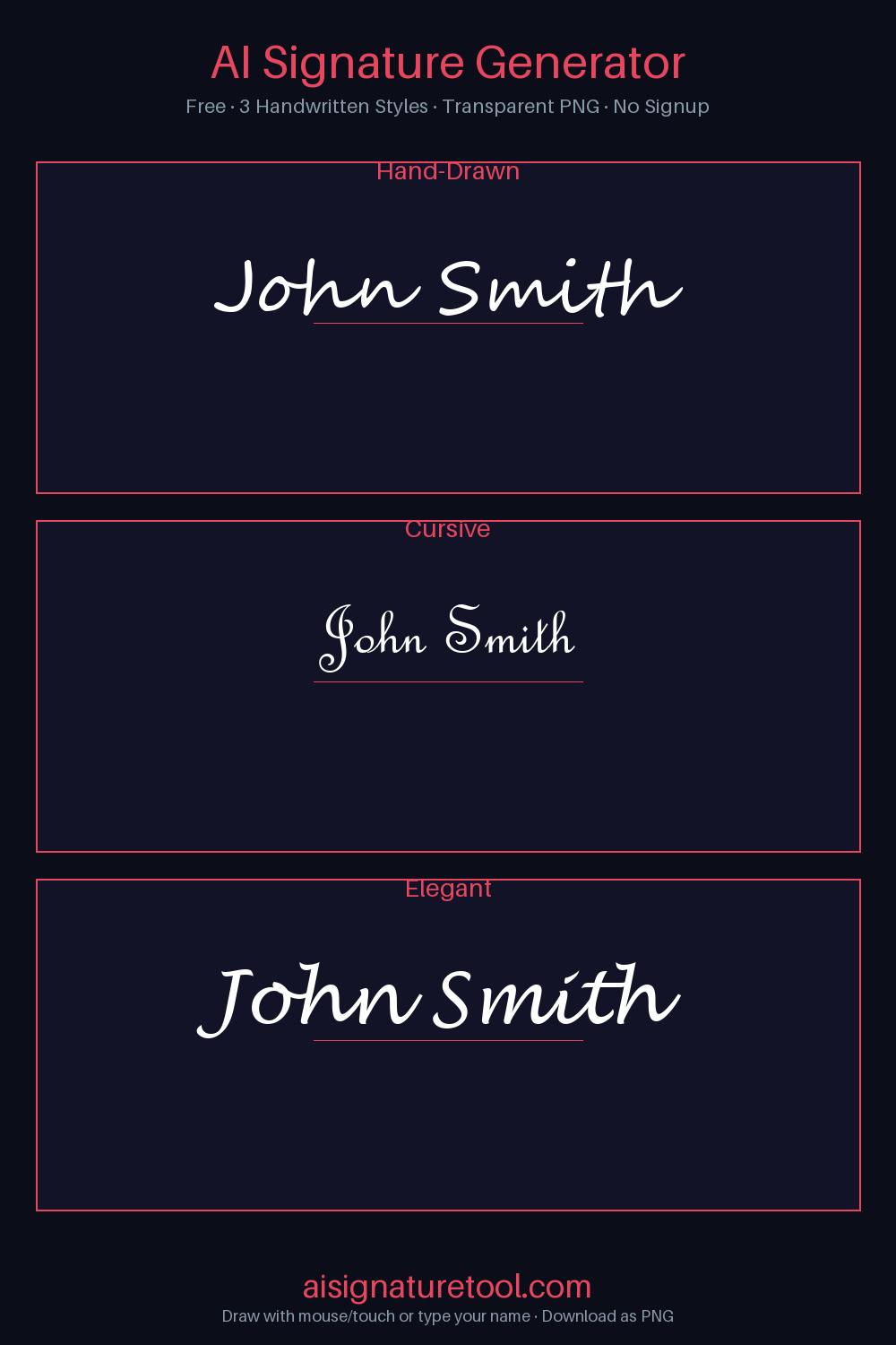 AI Signature Generator