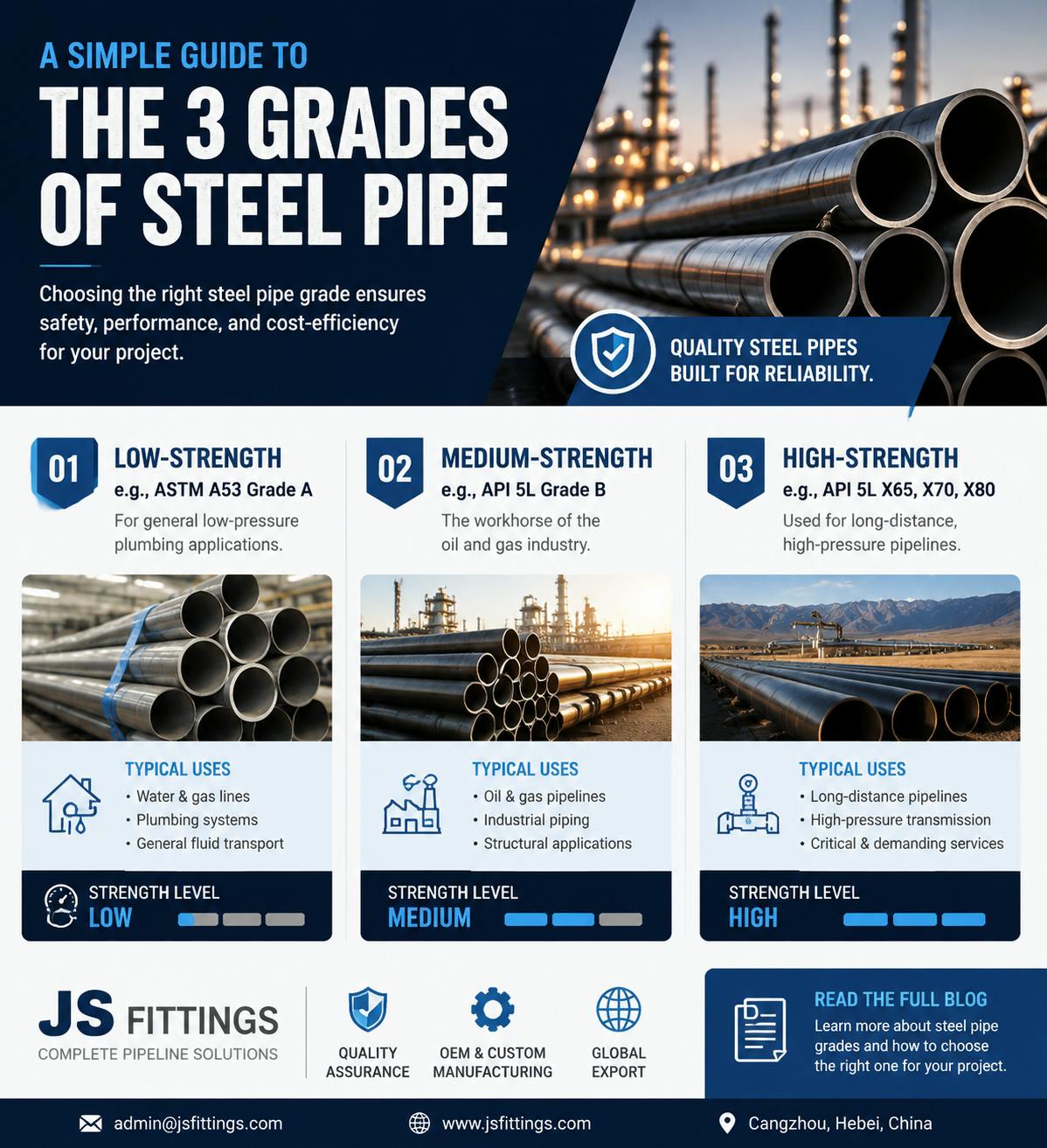 Certified Steel Pipes Supplier