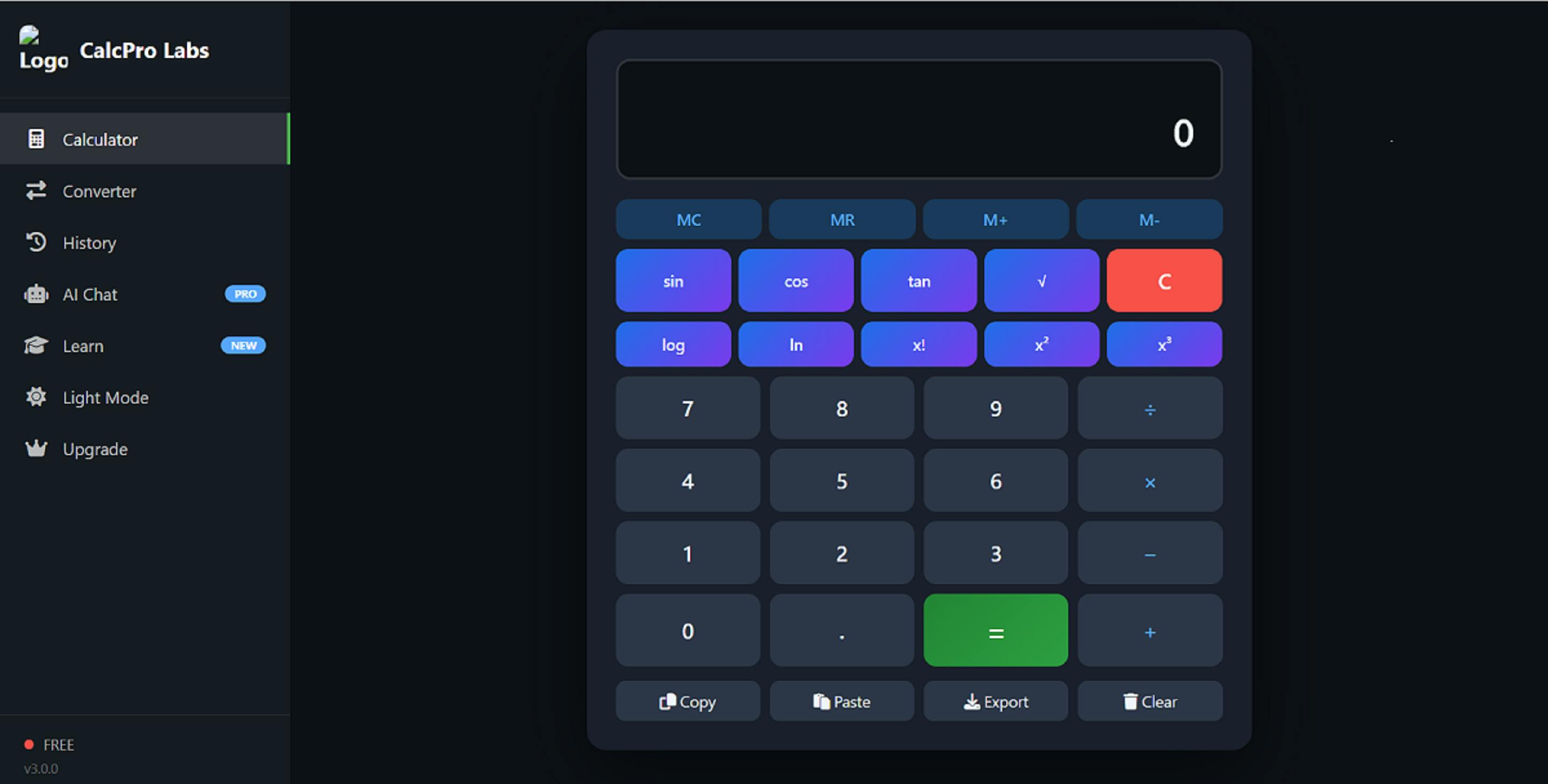 Mega Calculator Pro