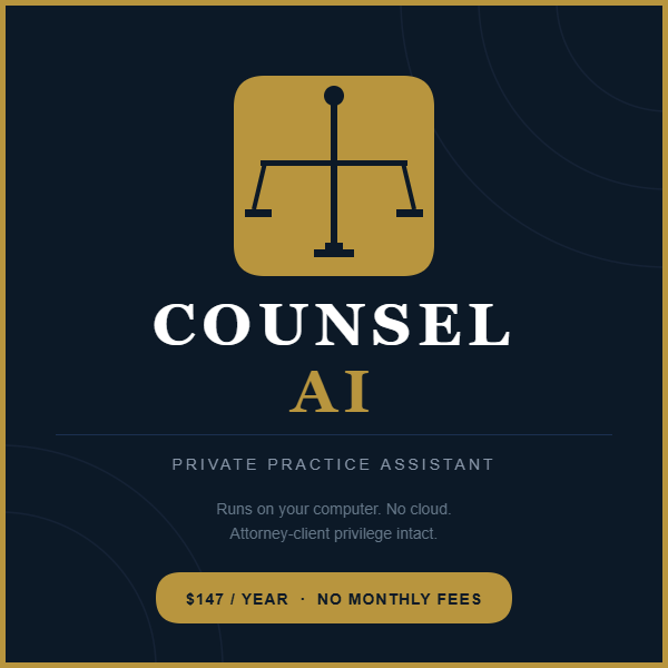 Counsel AI — Private Practice Assistant