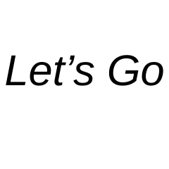 Let’s Go