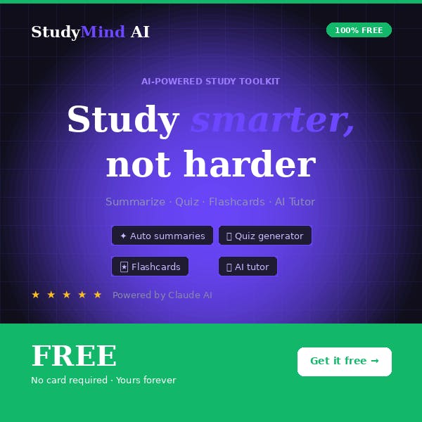 Complete Study Toolkit (FREE)