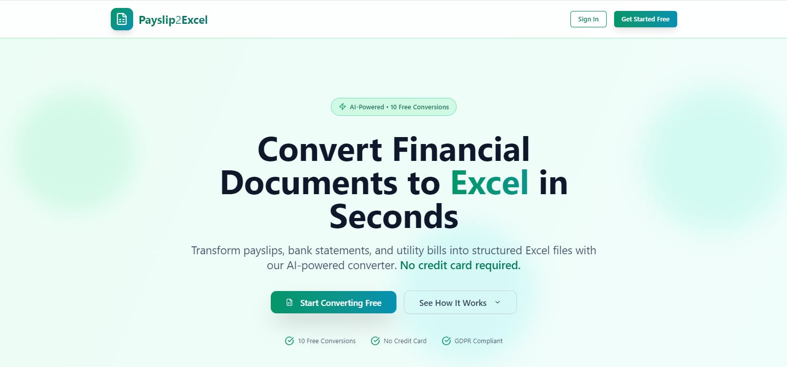Payslip2Excel