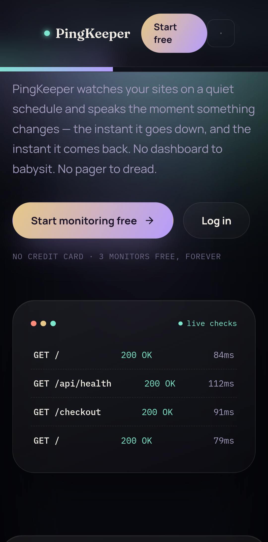 PingKeeper
