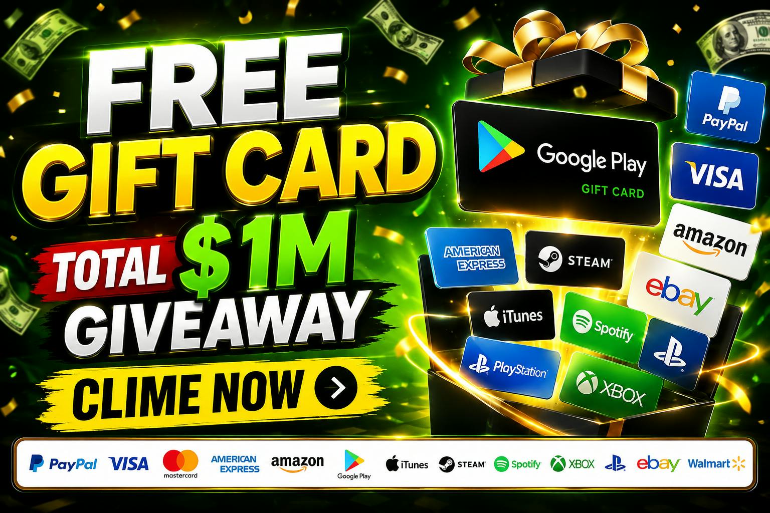 FREE GIFT CARD GIVEAWAY