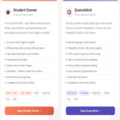 Mukesh AI Tools-Student-Corner&QueryMind