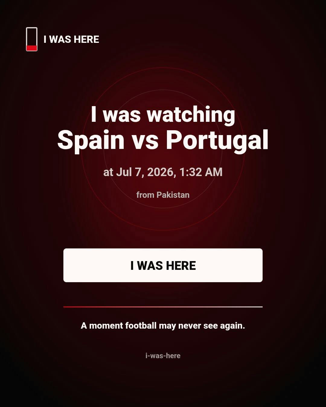I Was Here