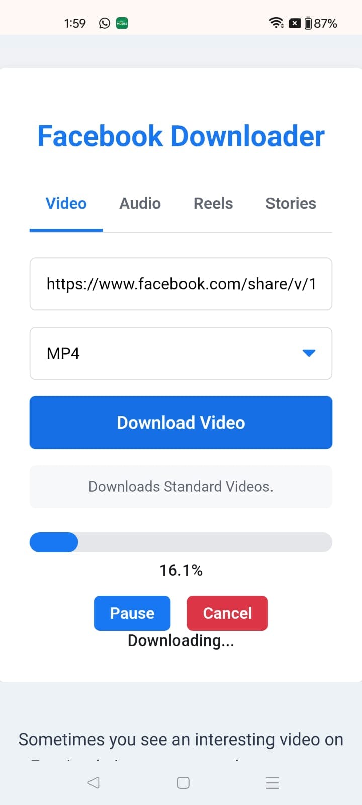 FB Downloader