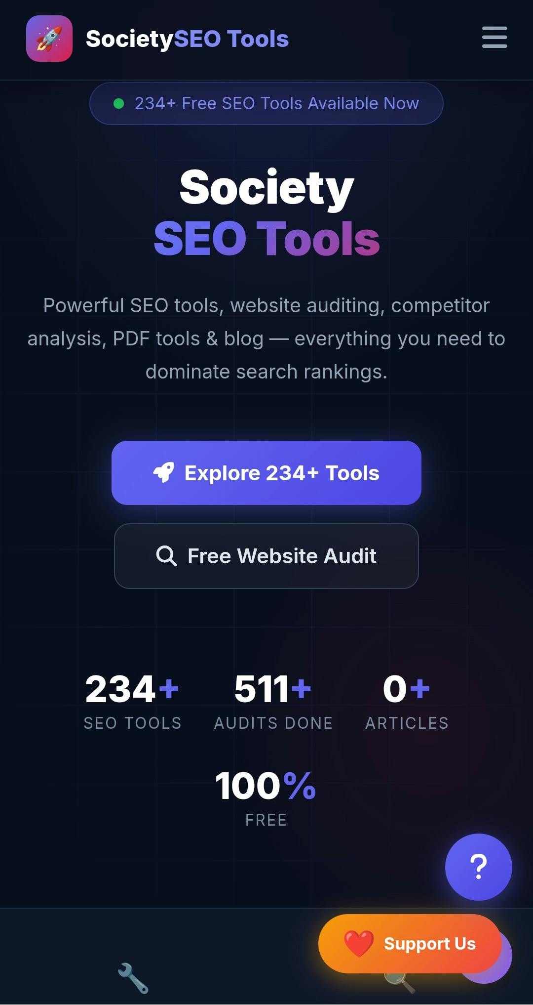 Society SEO Tools