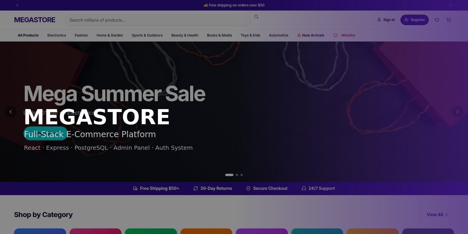 MegaStore E-Commerce