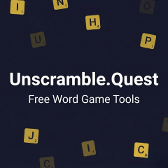 Unscramble.Quest — Free Word Game Tools