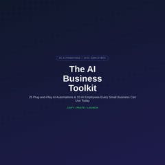 The AI Business Toolkit