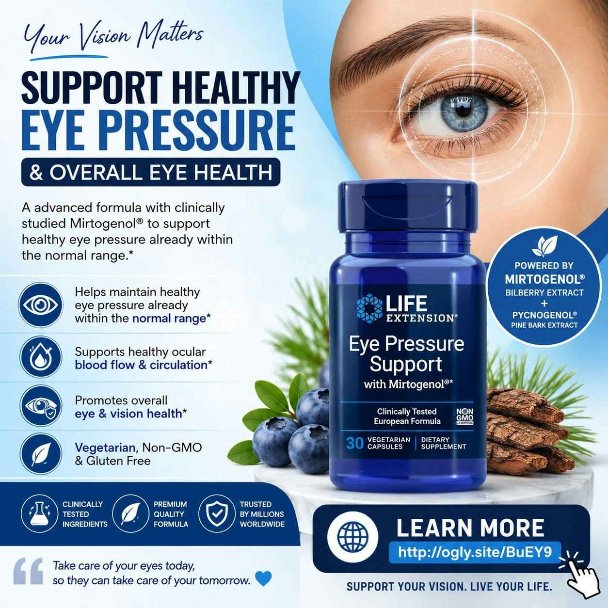 Eye Pressure Support