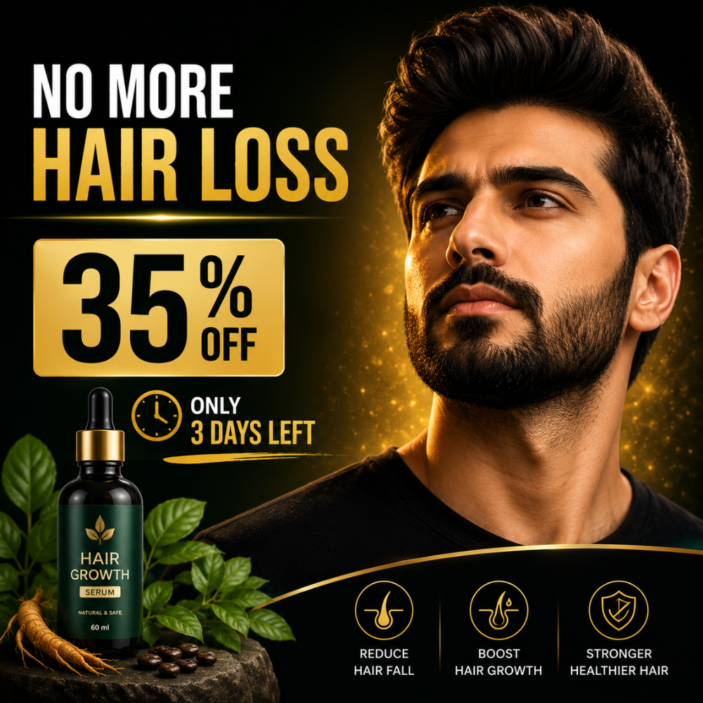 No More Hair Loss Get 35% Off Today.