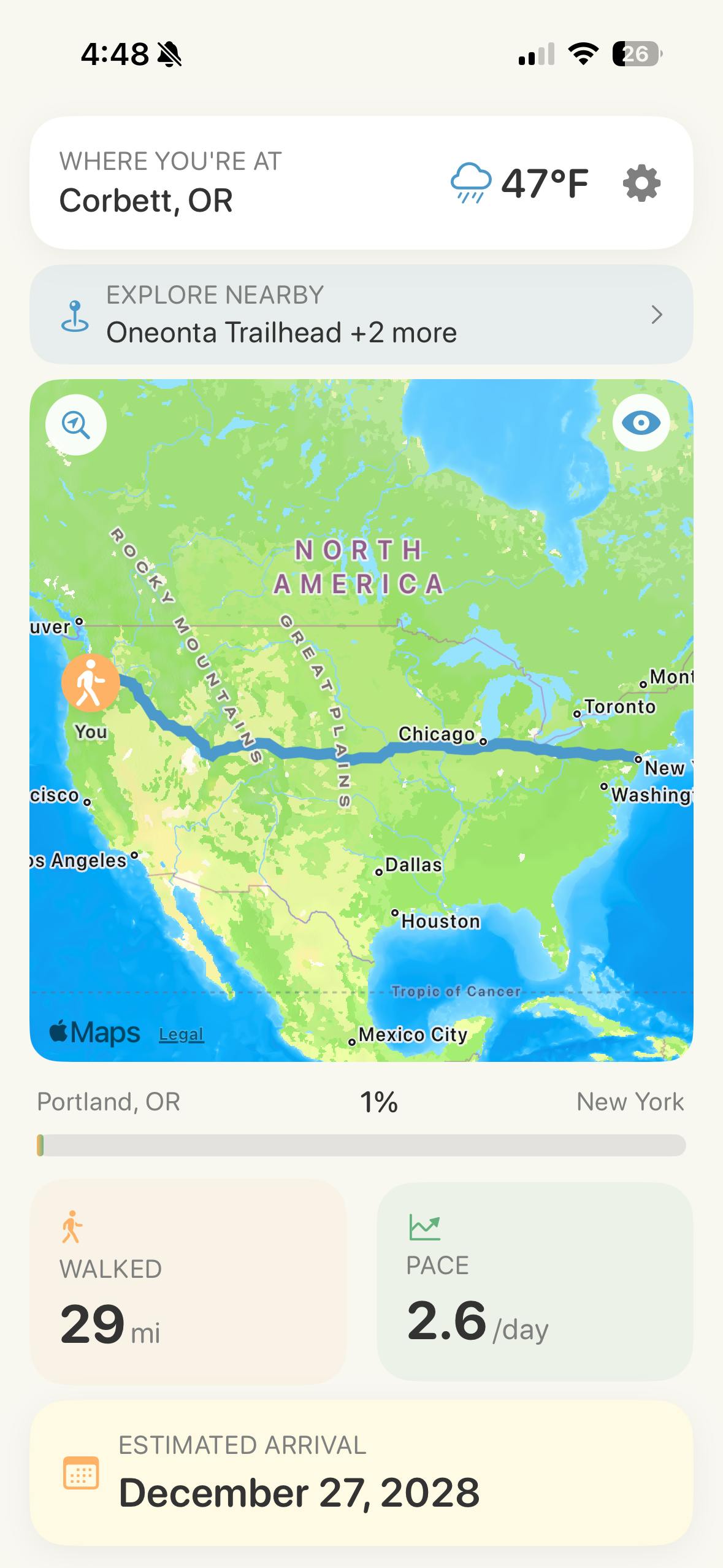 Garfunkel Walking App