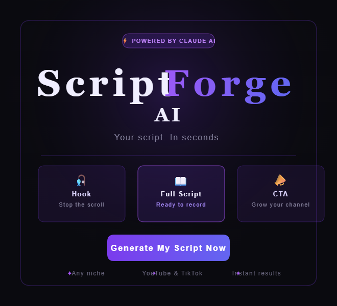 ScriptForge AI
