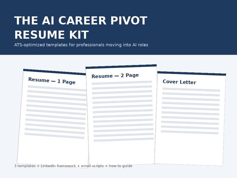 AI Career Pivot Resume Kit