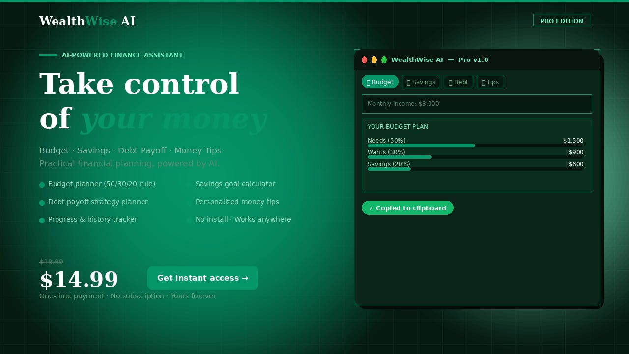 AI Personal Finance Assistant
